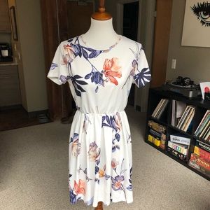 Floral Print Swing Dress